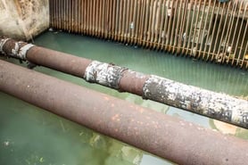 Old water pipes